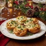 Груши, фаршированные курицей и сыром