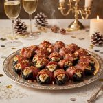 Рулетики из чернослива с беконом