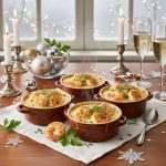 Горячая закуска из лангустинов