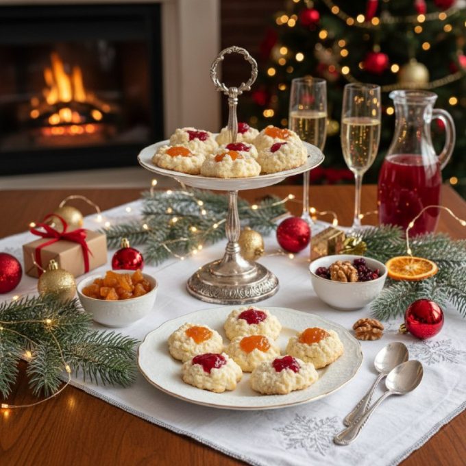 Рождественское творожное печенье