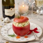 “Мимоза” на яблоке