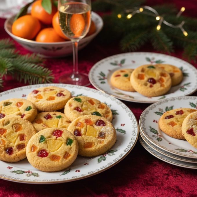 Печенье «Медальоны с цукатами»