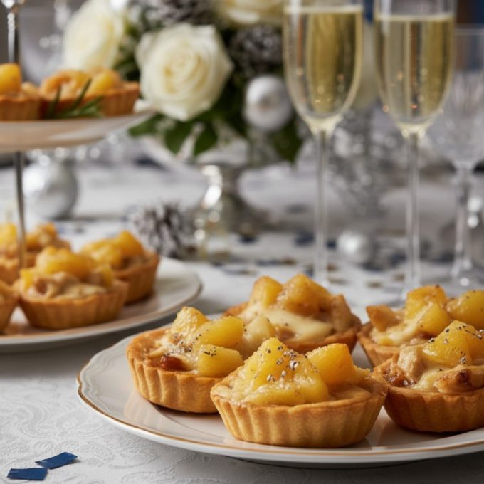 Тарталетки с ананасом