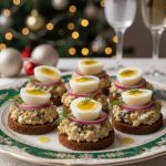 Закуска со шпротами