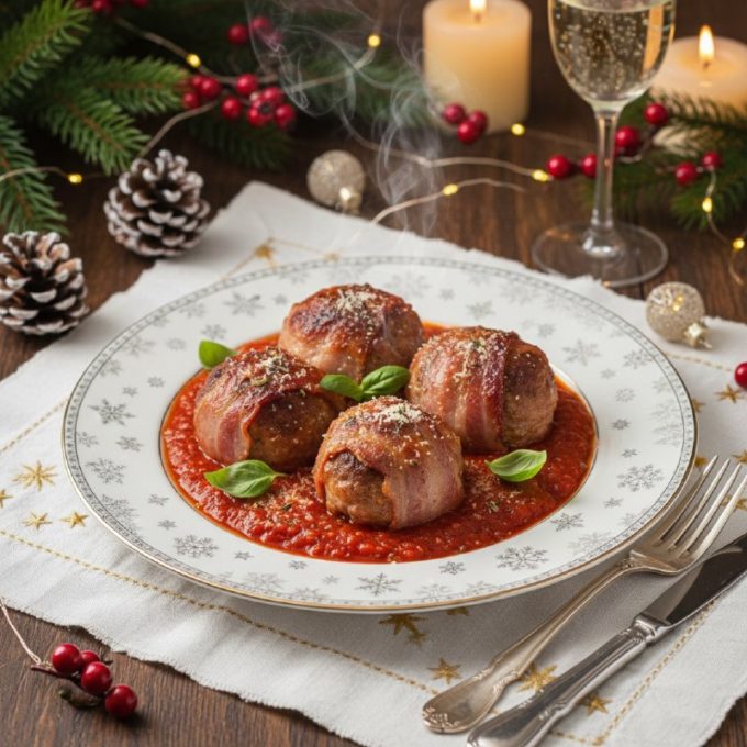 Тефтели в беконе