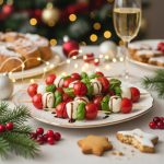 Канапе с моцареллой