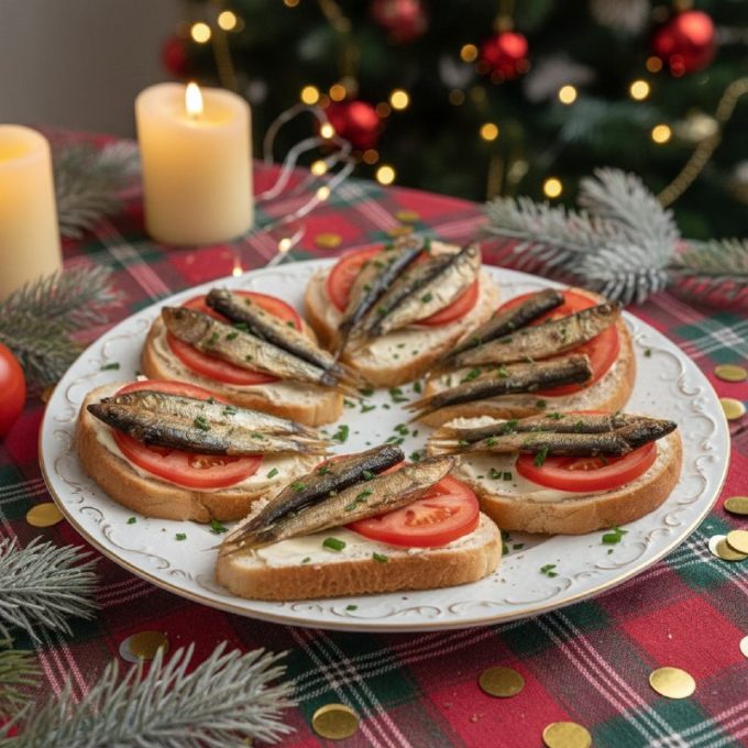 Бутерброды со шпротами