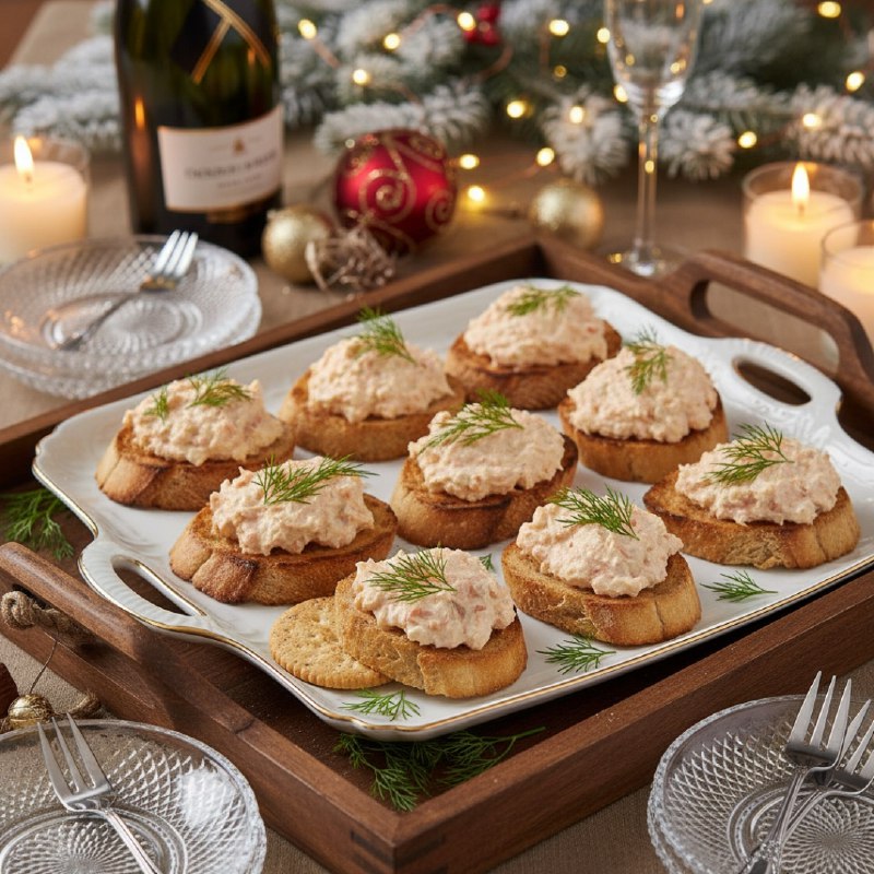 Сливочный мусс с копчёным лососем