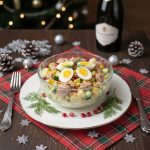 Салат с перепелиными яйцами и тунцом