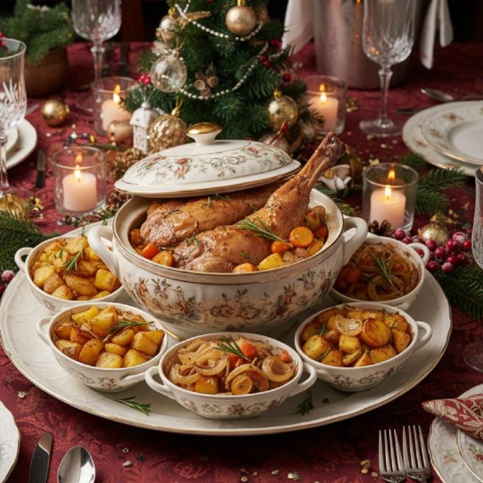 Кролик с картошкой