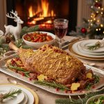 Баранья нога в пикантной панировке