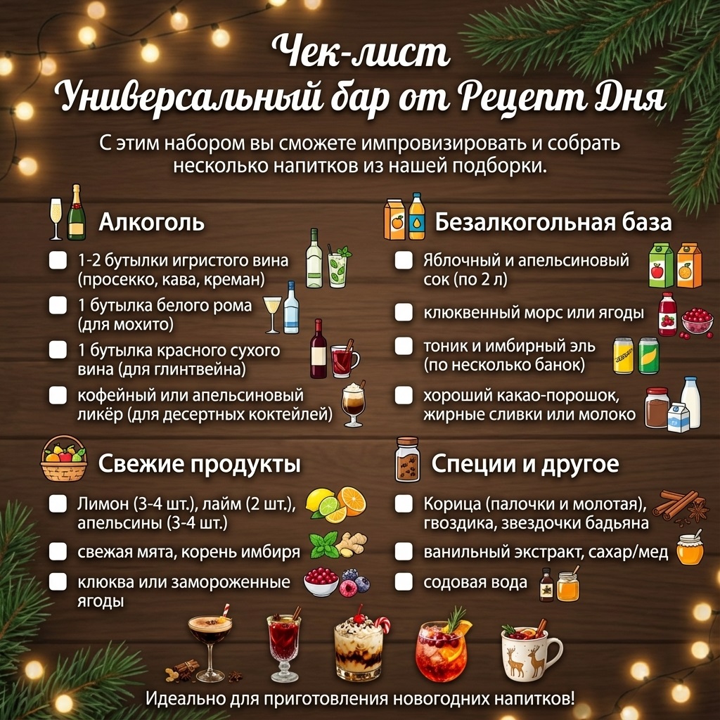 Универсальный бар на новый год