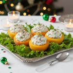 Паштет из скумбрии на персиках