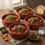 Баранина в горшочках с картофелем