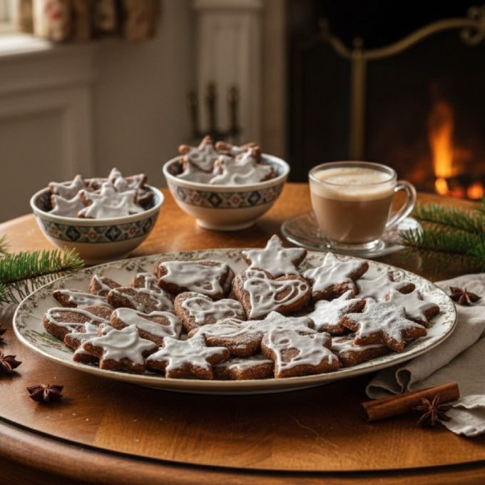 Пряничное печенье с какао