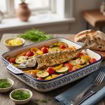 Запеченная скумбрия