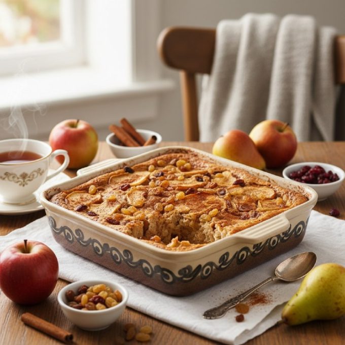 Фруктовый пудинг