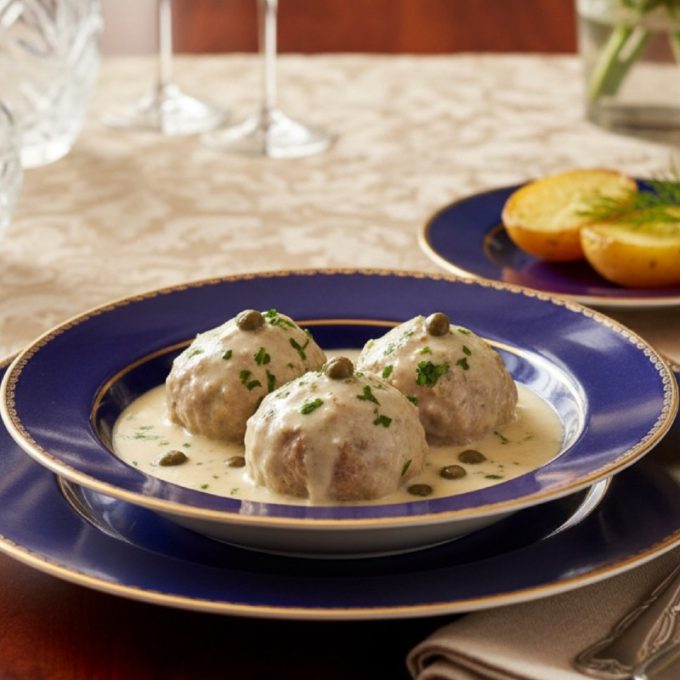 Тефтели из фарша по-кёнигсбергски