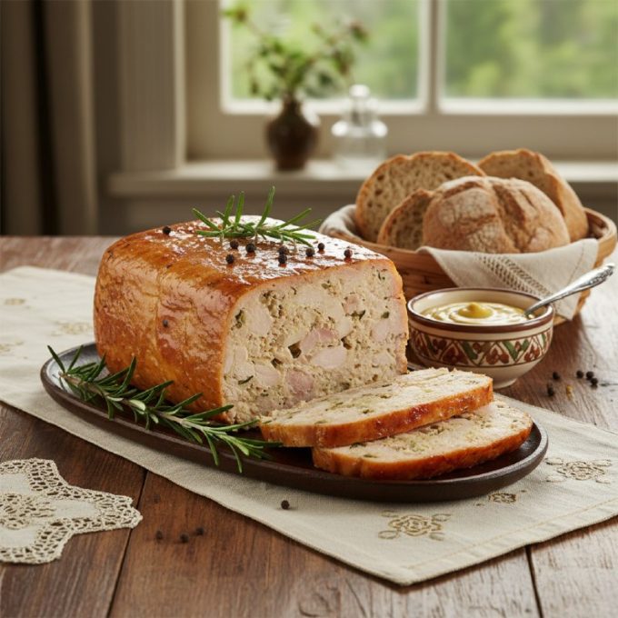 Домашняя ветчина из куриного филе