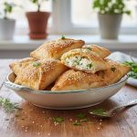 Конвертики с творогом и сыром