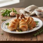 Куриные ножки в слоёном тесте