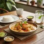 Цыплёнок в сливочном соусе том ям