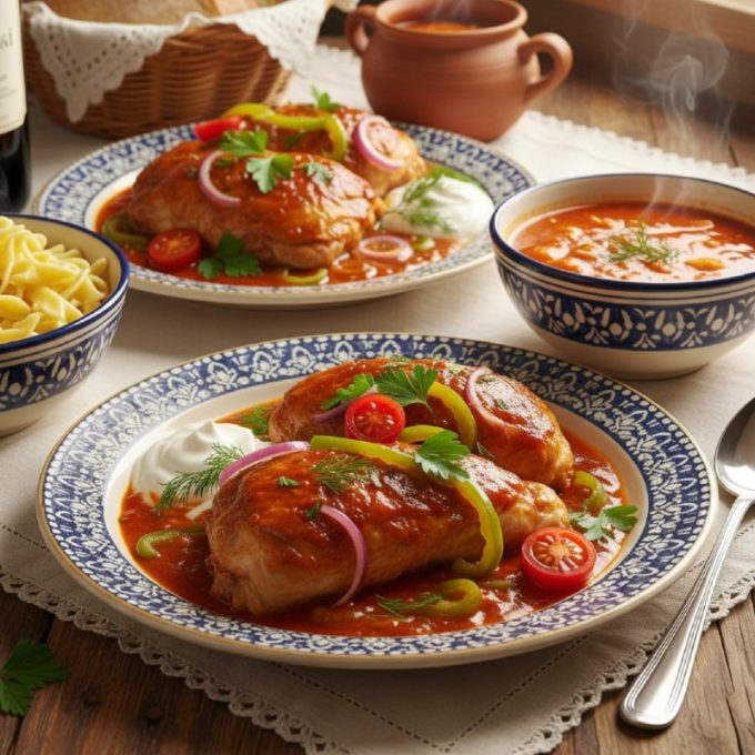 Курочка по-венгерски