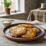 Драники с ветчиной и сыром