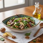 Салат с куриной печенью и яблоками