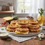 Горячие ананасные бутерброды