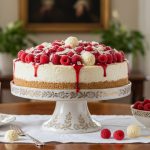 Чизкейк «Малиновое рафаэлло»