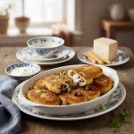 Картофельные зразы с грибами и сыром